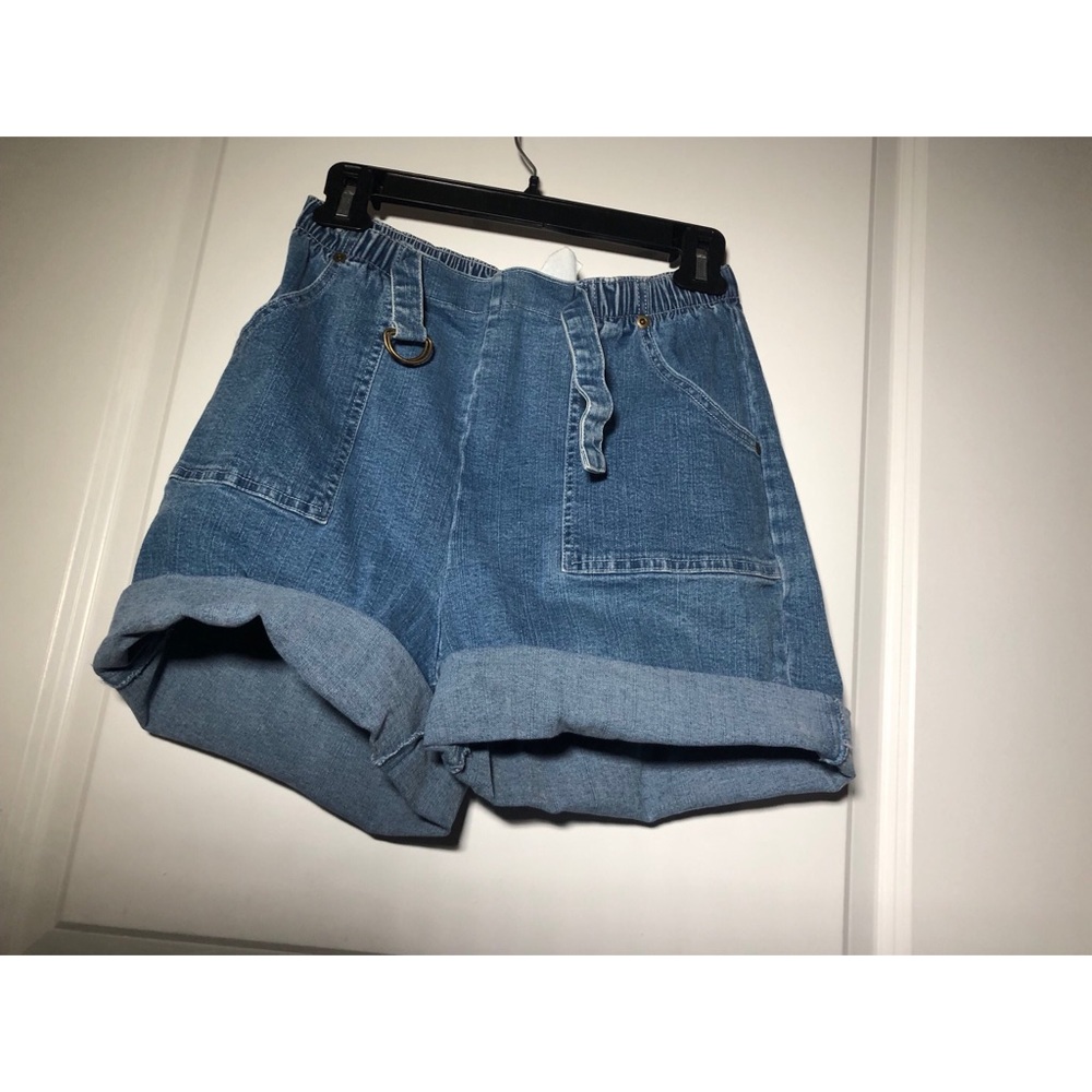Denim High Waisted Shorts